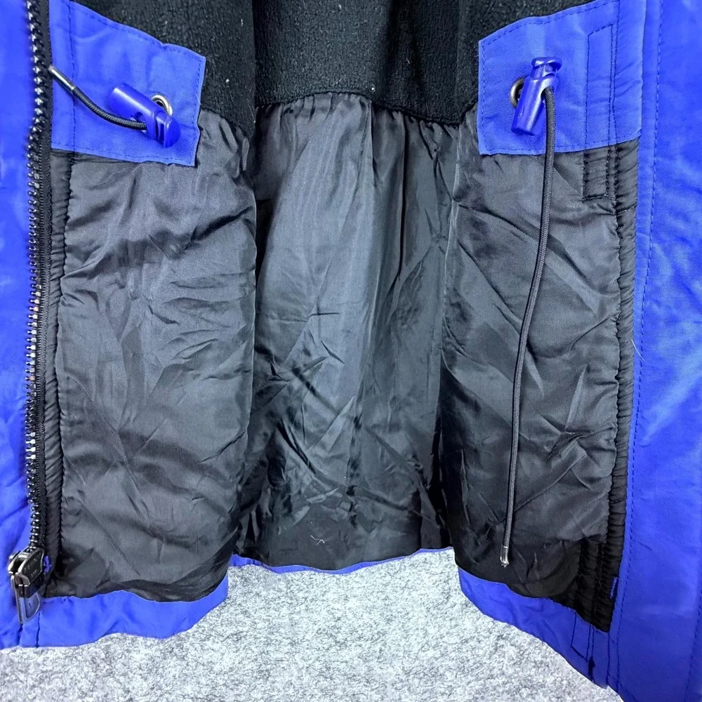 Pacific Trail Parka Jacket Womens Large Blue‎ Hooded Outdoor Winter Fleece Lined